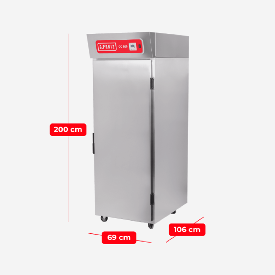 Câmara Climática CC 500 Interior e Exterior Aço Inox 220v G Paniz