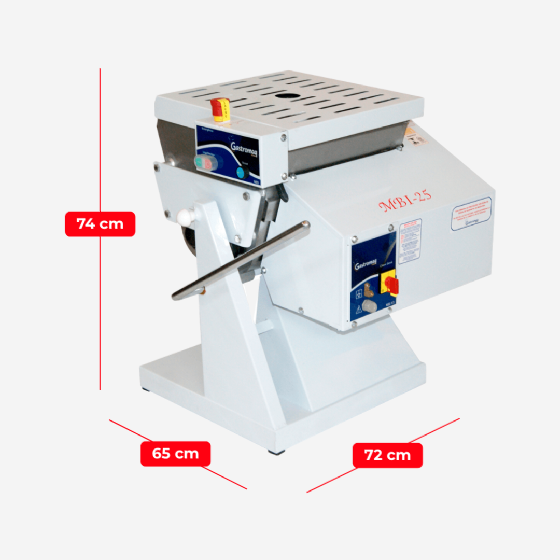 Amassadeira Semi Rápida 25 kg MBI 25 Bivolt Gastromaq