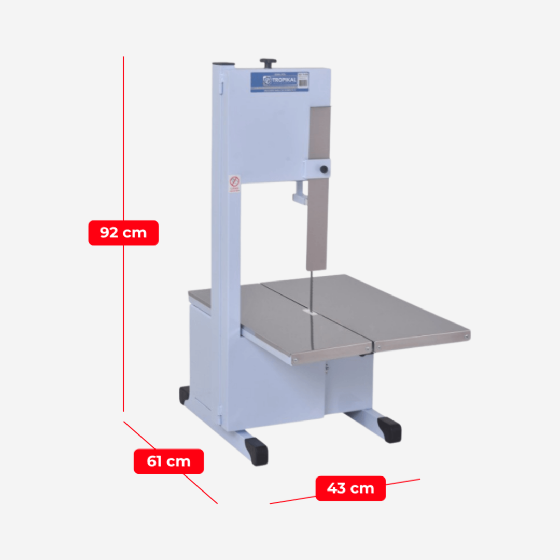 Serra Fita Junior ll 1,90 com Picador e Extrusor N°08 Bivolt Tropikal