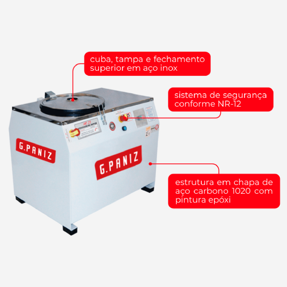 Amassadeira Rápida 25 kg AR 25 220v G Paniz
