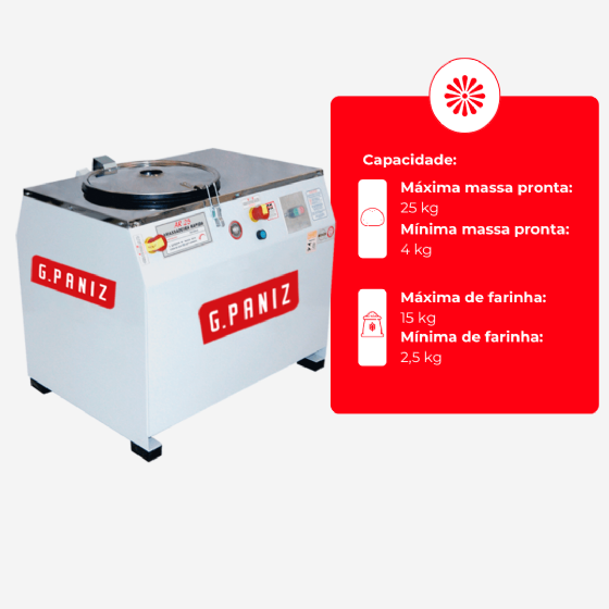 Amassadeira Rápida 25 kg AR 25 220v G Paniz