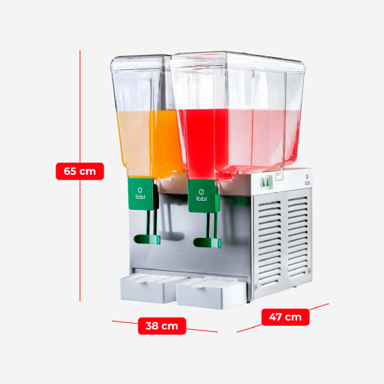 Refresqueira 30 Litros Inox 2 Cubas BBS2 220v Ibbl