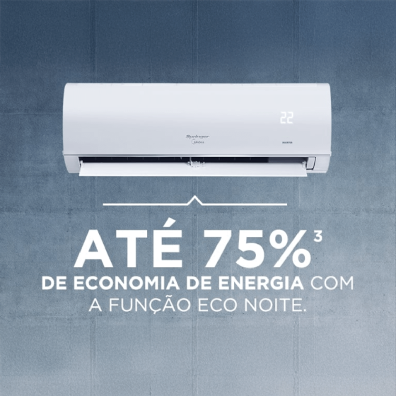 Ar-Condicionado Springer Hi-Wall Inverter 22.000 BTU AirVolution Frio 220v Midea 42AFVCI22S5