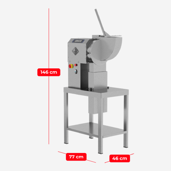 Ralador e Desfiador de Queijo Industrial RQ 300 Trifásico 220v Grano