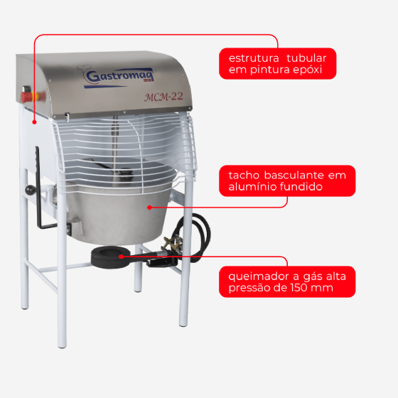 Misturador Industrial MCM 22 Bivolt Gastromaq