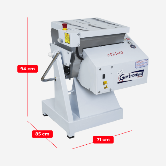 Amassadeira Semi Rápida 40 kg MBI 40 Bivolt Gastromaq