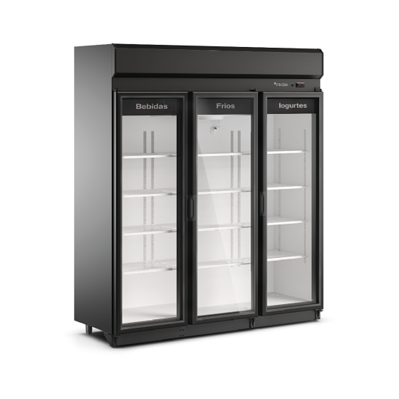 Expositor Refrigerado Frios e Laticínios 3 Portas ACFM 1220 220v Fricon
