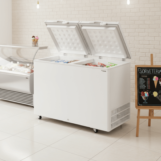 Freezer Horizontal 411 Litros Dupla Ação HCED 411 C 220v Fricon