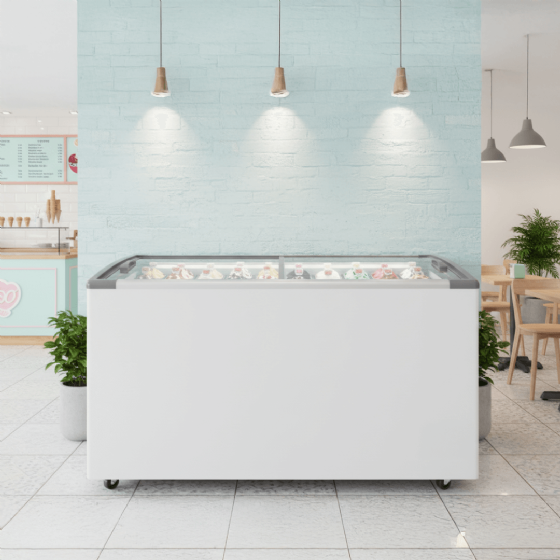 Freezer Horizontal 411 Litros Porta de Vidro HCEB 411 220v Fricon