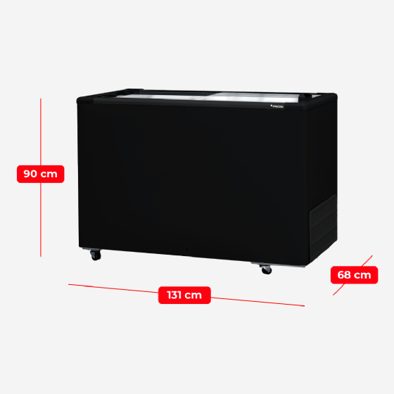 Freezer Horizontal 411 Litros Preto HCEB 411 220v Fricon