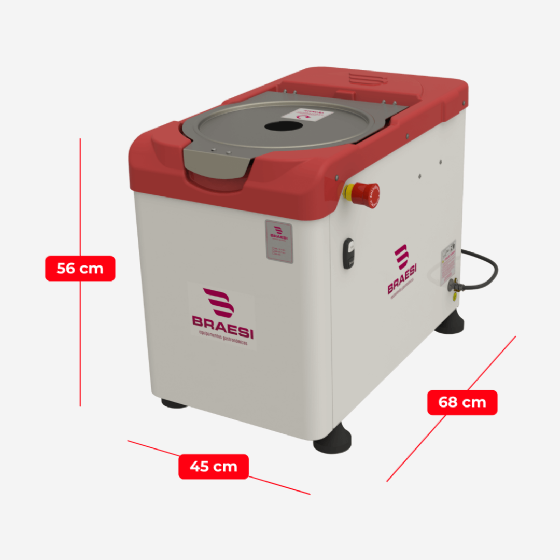 Amassadeira Rápida 15 kg AR 15 220v Braesi