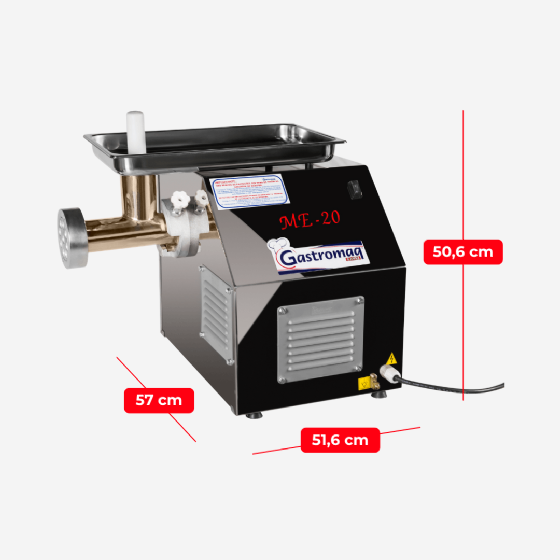 Extrusora de Massas ME 20 Inox 220v Gastromaq