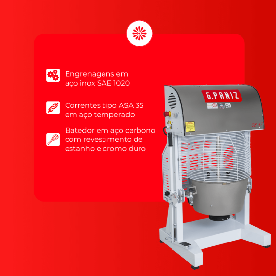 Misturador Industrial Cozerella CZ 37 Epóxi Bivolt G Paniz