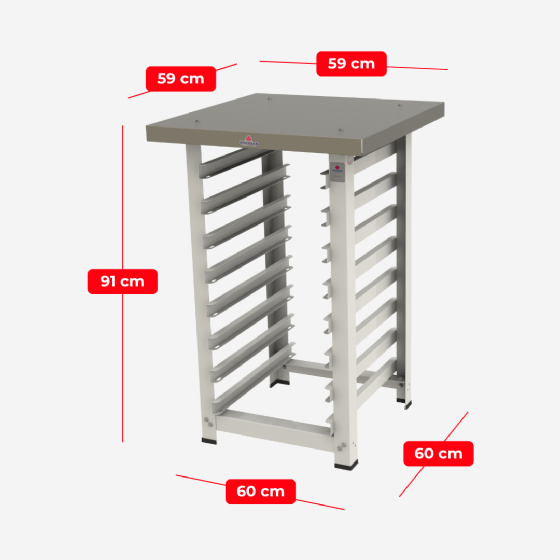 Mesa de Apoio Para Forno Prp-004 Progás