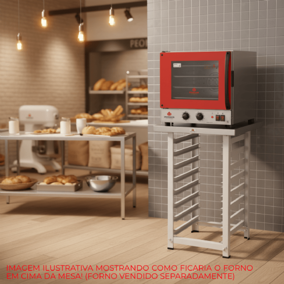 Mesa de Apoio Para Forno Prp-004 Progás