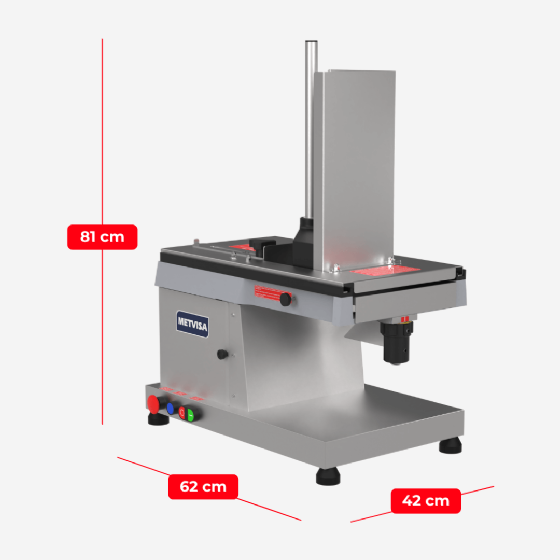 Cortador de Frios Industrial Automático Horizontal Lâmina 30 cm CFH 300 220v Metvisa
