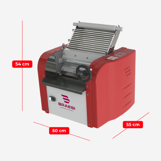 Cilindro Laminador De Massas Elétrico CB 30 Style Bivolt Braesi