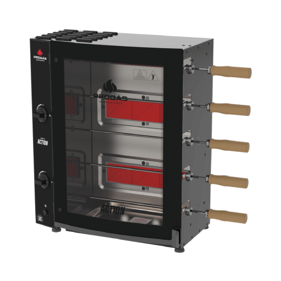Forno Assador Rotativo com Infravermelho PRAC-05I Bivolt Progás