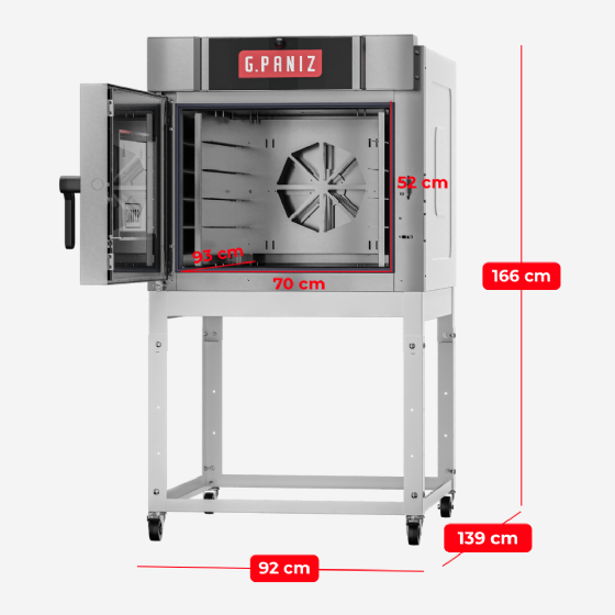 Forno Turbo Elétrico FTE 1500 Epóxi 220v Monofásico G Paniz