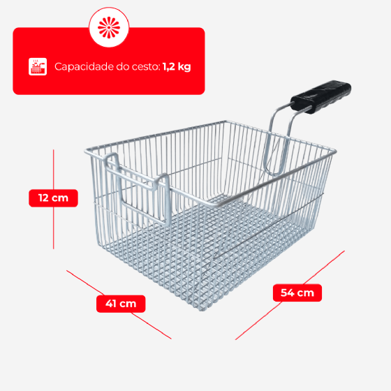 Fritadeira Elétrica 2 Cubas Óleo 10 litros FRCE 10 220v Metalcubas