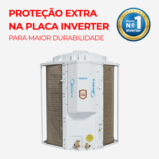 Ar-Condicionado Inverter Connect de Teto 36.000 BTU Frio 220v Midea 38CCVD36515MM