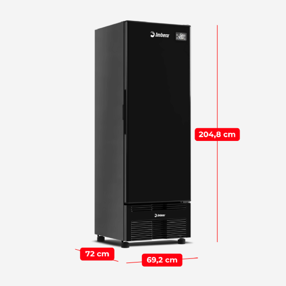 Cervejeira 569 Litros Porta Cega Preta CCV355 220V Imbera