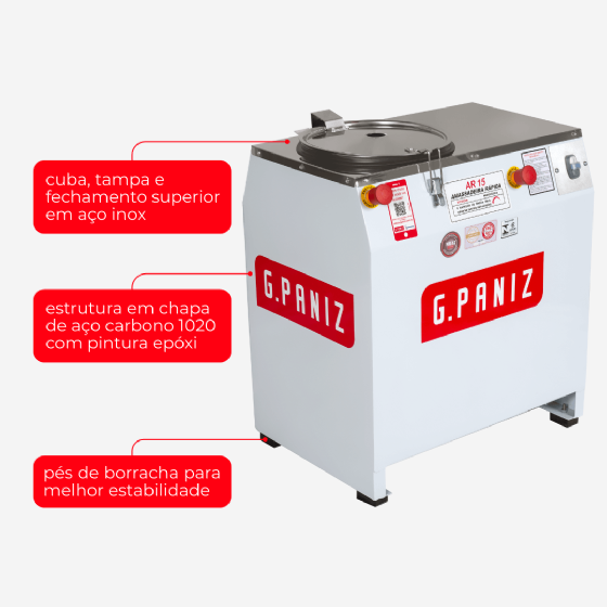 Amassadeira Rápida 15 kg AR 15 220v G Paniz