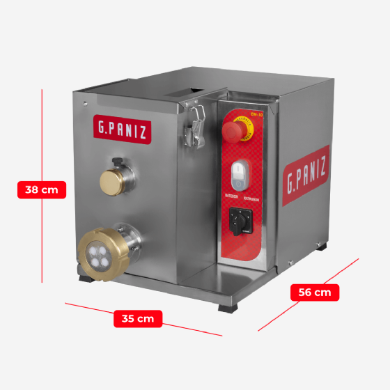 Extrusora de Massas Bancada EM-10 Inox Bivolt G Paniz
