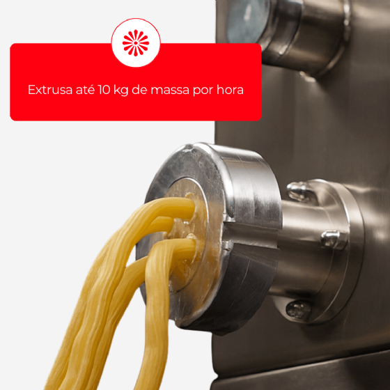 Extrusora de Massas Bancada EM-10 Inox Bivolt G Paniz
