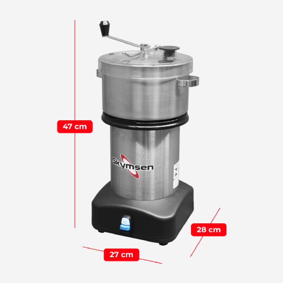 Cutter Processador De Alimentos 04 Litros CR-4 Inox 220v Skymsen