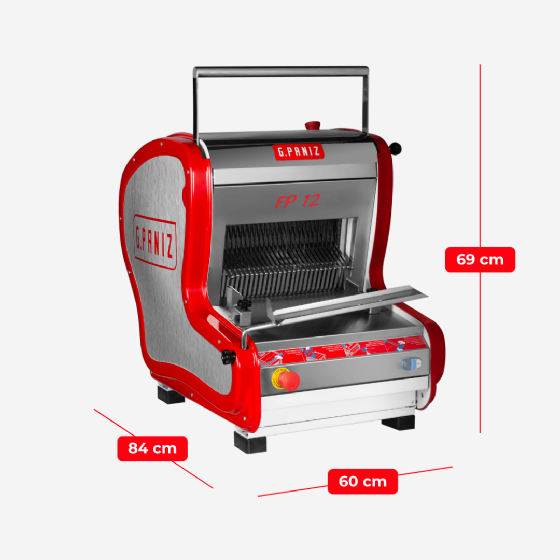 Fatiadeira De Pães Elétrica Automática FP 12 G2 Mesa Epóxi 220v G Paniz