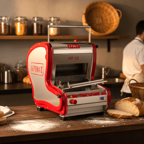 Fatiadeira De Pães Elétrica Automática FP 12 G2 Mesa Epóxi 220v G Paniz