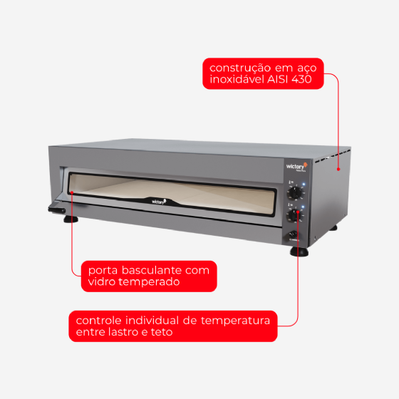 Forno para Pizza WP-100 220v Wictory
