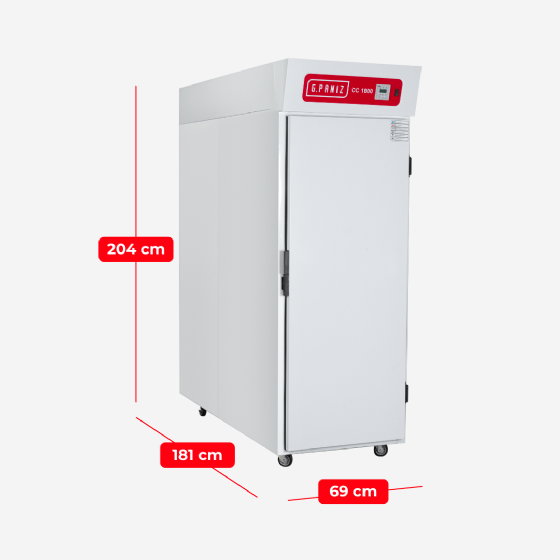 Câmara Climática CC 1000 G2 Interior Inox G Paniz