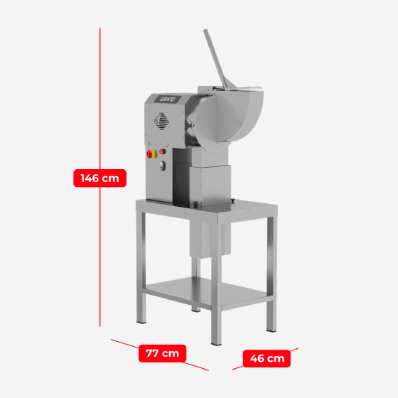 Ralador e Desfiador de Queijo Industrial RQ 300 Trifásico 380v Grano