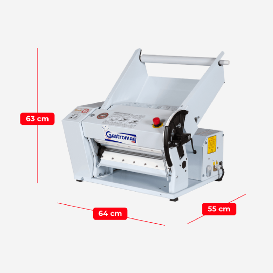 Cilindro Laminador CL 390 Bandeja Epóxi de Bancada Bivolt Gastromaq