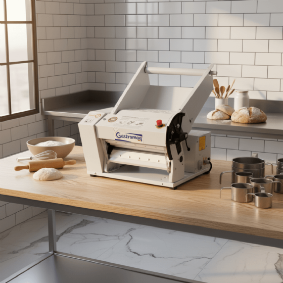 Cilindro Laminador CL 390 Bandeja Epóxi de Bancada Bivolt Gastromaq