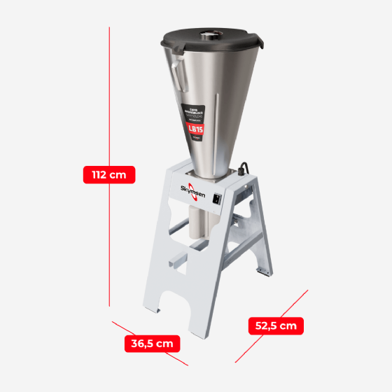 Liquidificador Comercial Basculante 15 Litros LB 15 MB 220v Skymsen