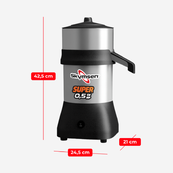 Extrator de Sucos EX Super 0,5 cv Inox Bivolt Skymsen