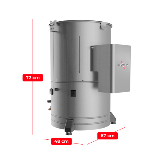 Descascador de Batata 10 kg DB 10 Inox 220v Skymsen