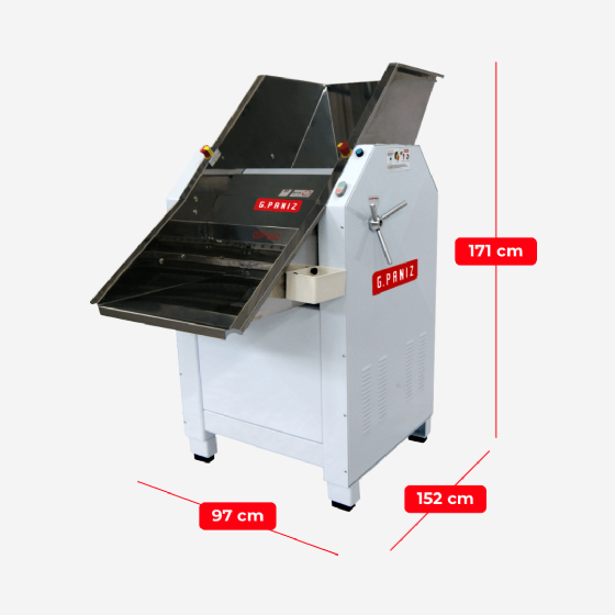 Cilindro Sovador CSP 600 Bandeja Inox Trifásico 220v G Paniz
