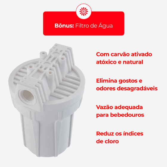 Bebedouro Industrial de Bancada 1 Gelada 1 Natural 25 Litros 220v Office Black Frisbel