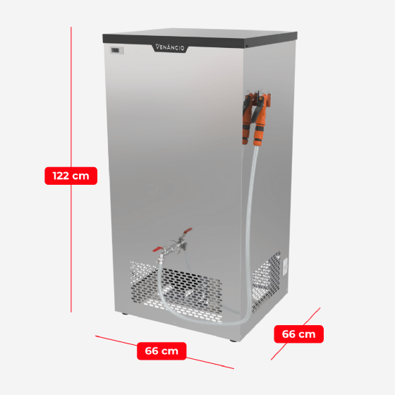 Recipiente Refrigerado Dosador de Água 200 Litros 220v Venâncio