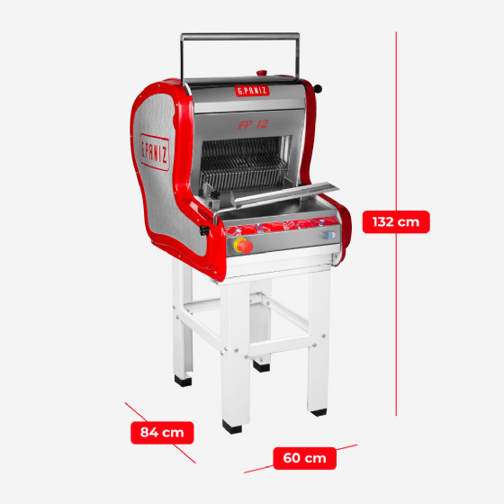 Fatiadeira De Pães Elétrica Automática FP 12 G2 Pedestal Epóxi 220v G Paniz