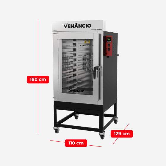 Forno Turbo Twister 10 Esteiras a Gás FVT 10G Venâncio