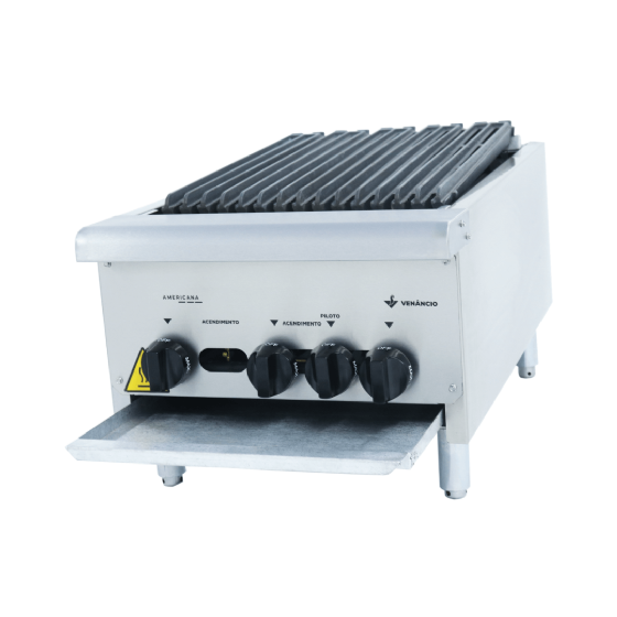 Chapa Char Broiler Americana CGG45 a Gás Venâncio