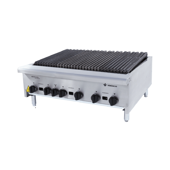 Chapa Char Broiler Americana CGG90 a Gás Venâncio
