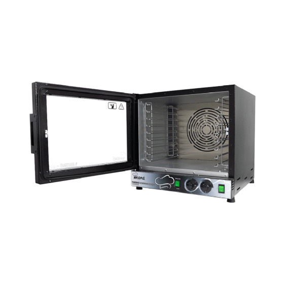 Forno Turbo Elétrico Convector Analógico LOGOS-35 Preto 220v Maná