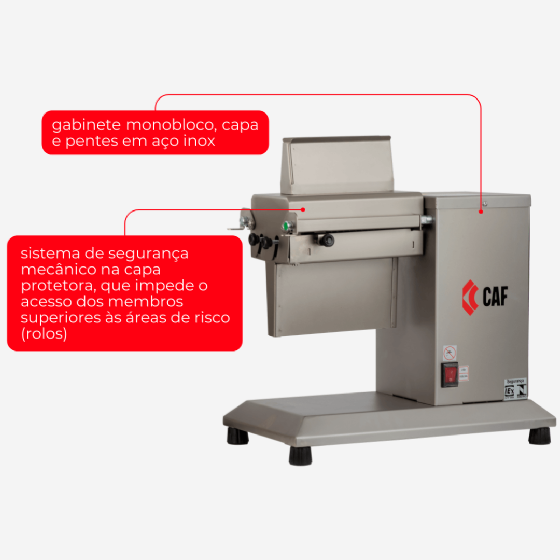 Amaciador De Carne AMB SM Inox Bivolt CAF