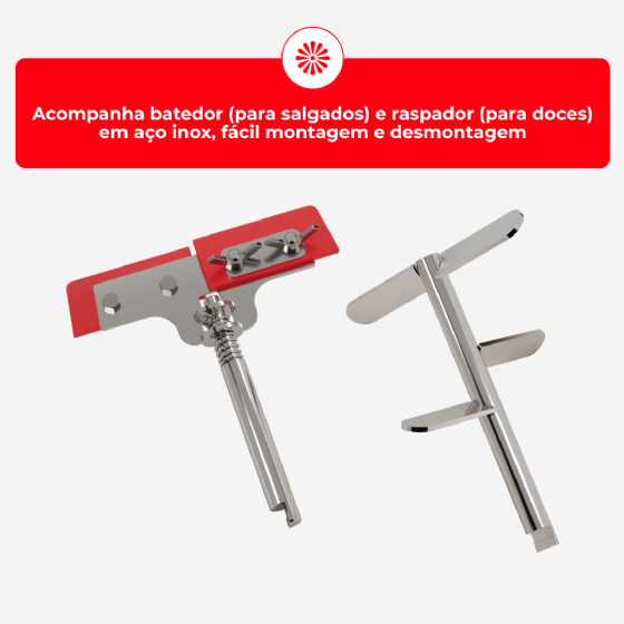 Misturador Industrial Gourmella Cooker CZ 10 F Panela em Inox Bivolt G Paniz